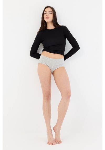 Air Gri Boyshort Külot Gri