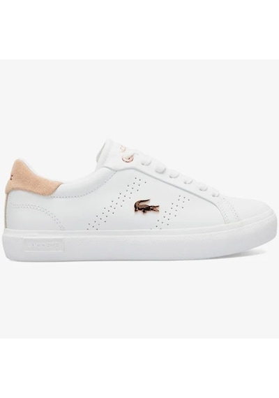 Lacoste Powercourt 2.0 Leather Womens Sneaker Hakiki Deri Kadın Günlük Spor Ayakkabı Beyaz Lacoste Powercourt 2.0 Leather Womens Sneaker Hakiki Deri Kadın Günlük Spor Ayakkabı Beyaz