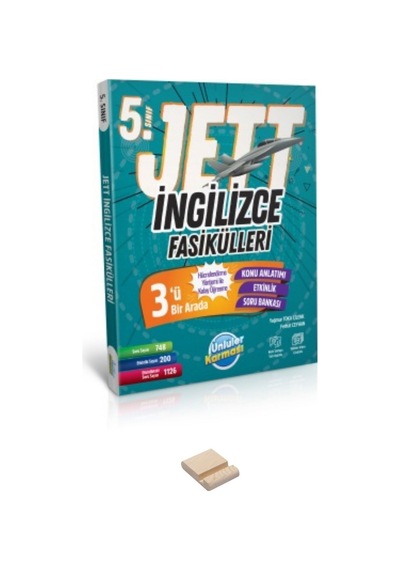 5. Sınıf Jett İngilizce Fasikülleri Ve Telefon Standı