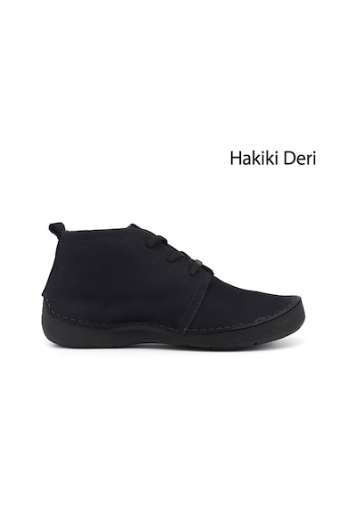 Gönderir Gönderi R Kadın Laci Nubuk Bağcıklı Hakiki Deri Comfort Bot Dkzb02842661 Lacivert