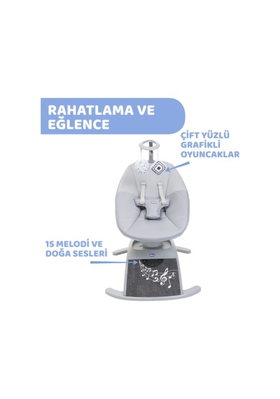 Chicco Comfy Elektrikli Ana Kucağı Silver Spring