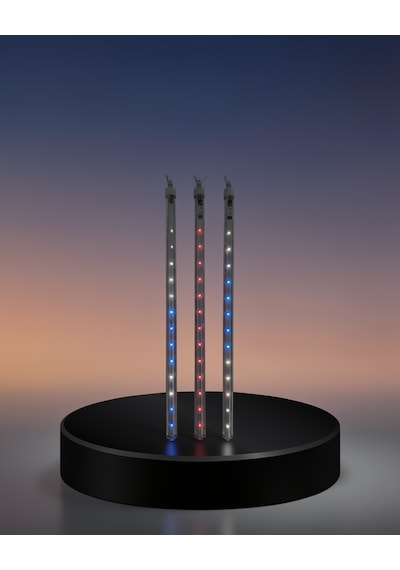 Dekoratif Led Meteor Işık 10'lu Çubuk Seti Uczzz10çubukludekorled-3 Çok Renkli