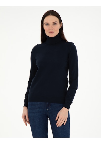 Pierre Cardin Kadın Lacivert Kazak /triko 50290579-vr033 Lacivert