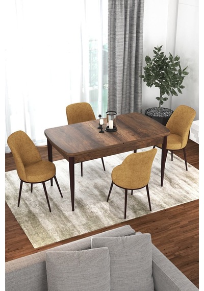 Canisa Concept Kor Serisi, 70x114 Açılabilir Yemek Masası Takımı, Barok Ahşap Desen Masa Ve 4 Cappucino Sandalye Masa Barok Sandalyeler Cappuccıno Canisa Concept Kor Serisi, 70x114 Açılabilir Yemek Masası Takımı, Barok Ahşap Desen Masa Ve 4 Cappucino Sandalye Masa Barok Sandalyeler Cappuccıno