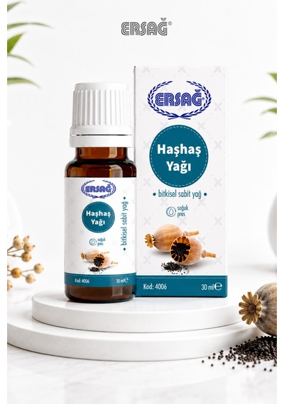 Ersağ Soğuk Pres Haşhaş Yağı 30 ML