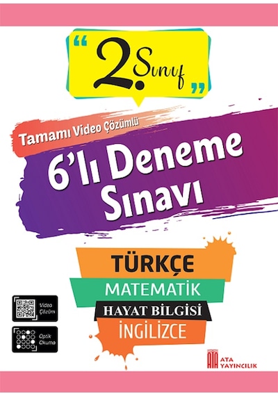 Ata 2.sınıf Afacan Soru Bankası+ 6 Lı Deneme Sınavı
