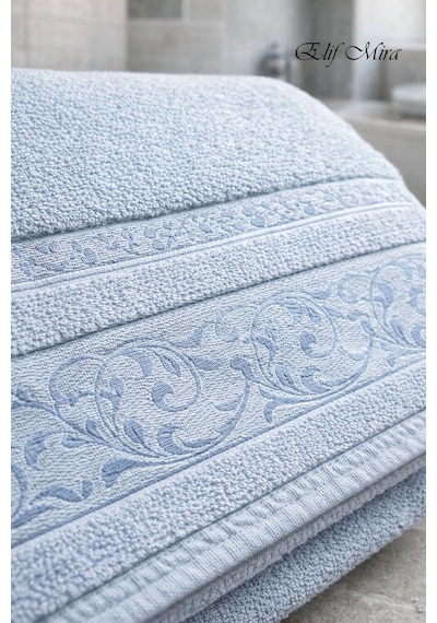 Elif Mira 6 Lı El Yüz Havlusu Seti %100 Pamuklu 50x90 Cm Pure Cotton Pembe