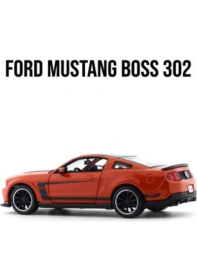 Maisto Orjinal Lisanslı Die Cast Metal Ford Mustang Boss 302 1:24 Kapıları Açılan Model Oyuncak Araba