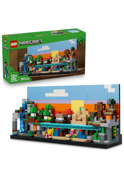 LEGO® Minecraft® Mini Biyomlar 21589 - 12 Yaş ve Üzeri Çocuklar için 5 Mikrofigür İçeren Dekoratif Oyuncak Yapım Seti (797 Parça)