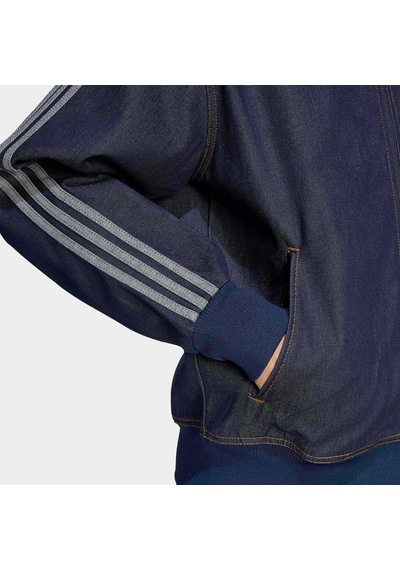 Adidas Firebird Adicolor Raw Erkek Mavi Jean Ceket Ks4971