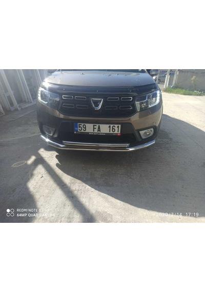 Dacıa Sandero Stepway 2012-2020 Krom Ön Bıyık Çiftli - Scad A