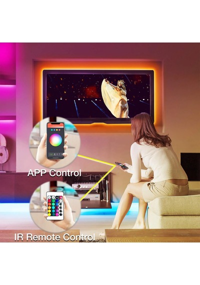Forlife Bluetooth Özellikli Ip67 Akıllı Peri Led 10 Metre + Rgb