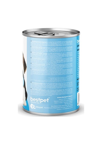 Bestpet Parça Etli Kuzu Etli Yavru Köpek Konservesi 6 Adet 400 Gr 243-20018.02