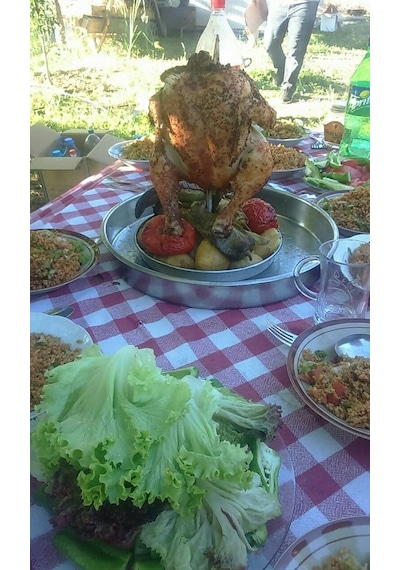 Tenekede Tavuk Kebap Seti Metal Kapaklı