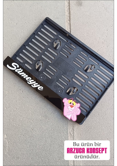 Pleksi Motosiklet Plakalığı Pembe Panter Motor Plakalığı Pink Panter Pembe Panter Motor Plakalık