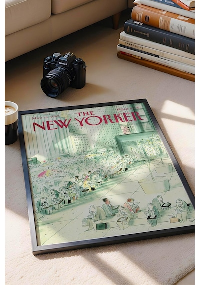 The New Yorker Çerçeveli Tablo May 18 1987