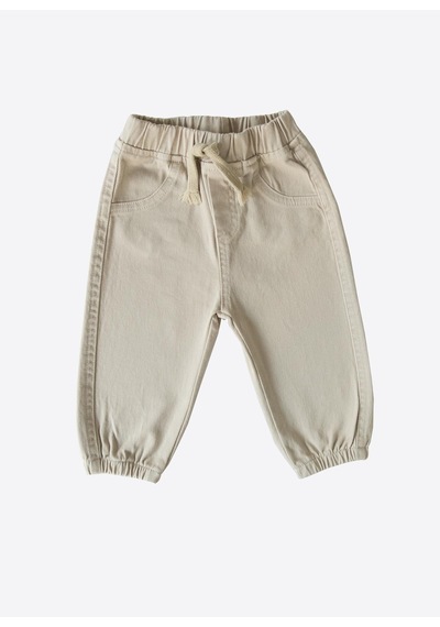 Kitikate Organik Gabardin Bebek Pantolon Bej Bej