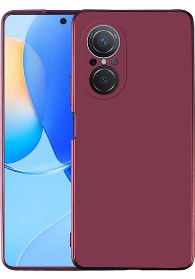 Zore Huawei Nova 9 Se Kılıf Msra Premier Silikon Kapak - Mürdüm Mürdüm