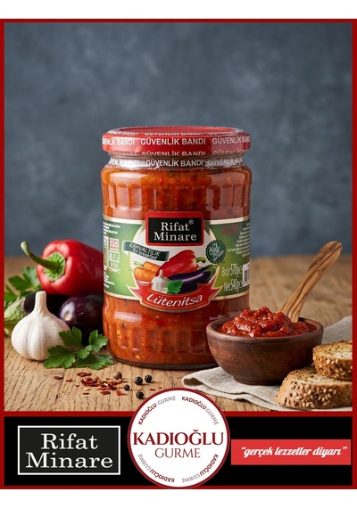 Rifat Minare Lutenitsa Sos Acılı 540 Gr
