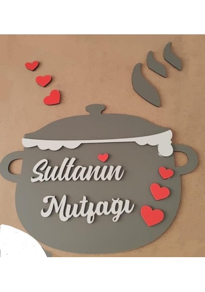 Mutfak Süsü Tencere Kişiye Özel