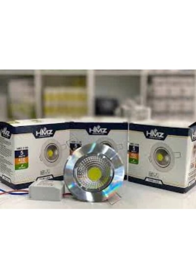 5 Watt Cob Led Spot Krom Kasa Led Spot Beyaz Işık