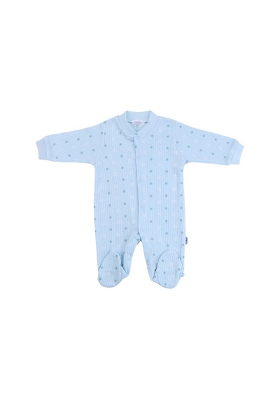 Sebi Bebe Yıldız Ayıcık Bebek Tulumu 9540 Mavi