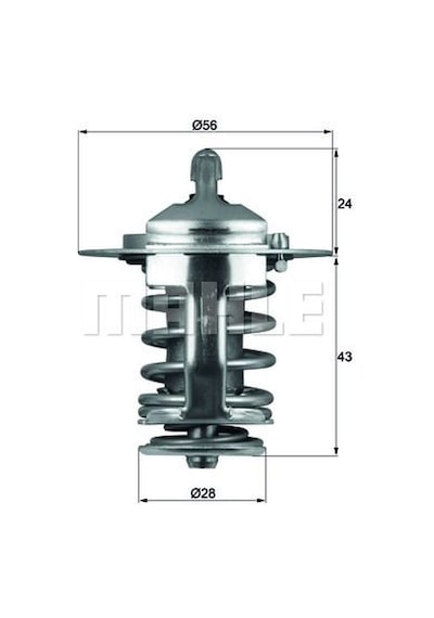 MAHLE TX7082 TERMOSTAT H100 KMYT 97- PORTER  STAREX  BONGO 2500 T
