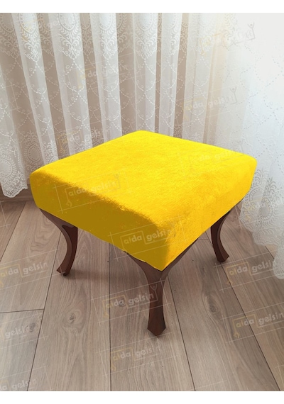 Ayak Ucu Kapı Önü Antre Düz Bench Puf Ceviz Ayak Karışık