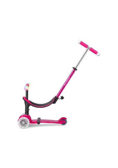 Micro Mini2grow Deluxe Magic Led 3 Tekerlekli Scooter Pink