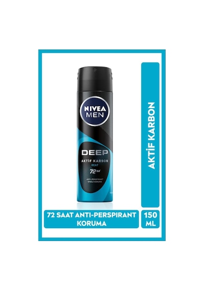 Nivea Men Deodorant Deep Beat Erkek Sprey 150 Ml