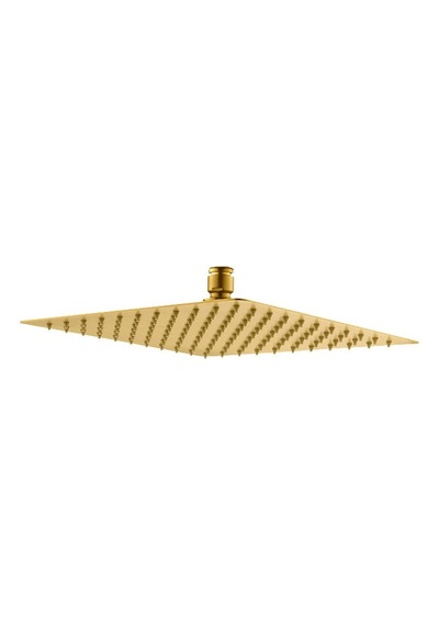 Fause Tepe Duş Başlığı Kare Slim 304 Metal 25 X 25 Cm Altın Ktd102-G Altın