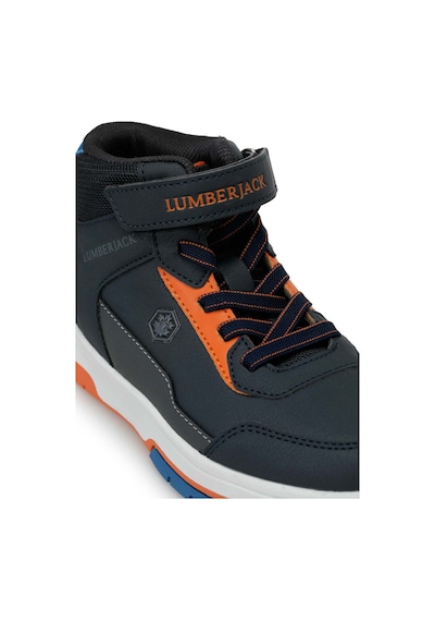 Lumberjack Nıtra Hı Lacivert Erkek Çocuk High Sneaker Lacivert-turuncu