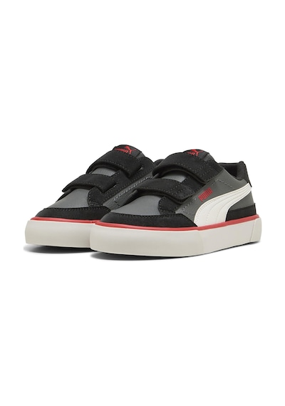 Puma Court Classic Vulc Kids V Siyah Erkek Çocuk Sneaker 000000000102714551 Siyah-fume