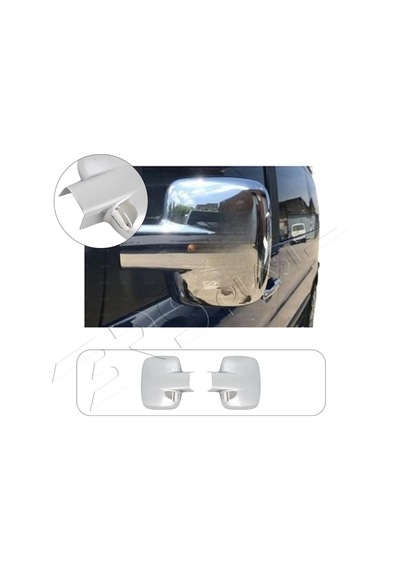 Mercedes Vito W638 Uyumlu 1996-2003 Ayna Kapağı 2 Parça Abs Krom Kaplama