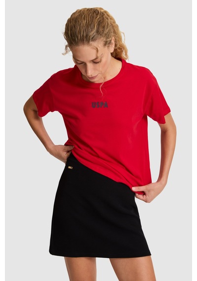 U.S. Polo Assn. U.s. Polo Assn. Kadın Kırmızı Tişört 50323530-vr030 Kirmizi