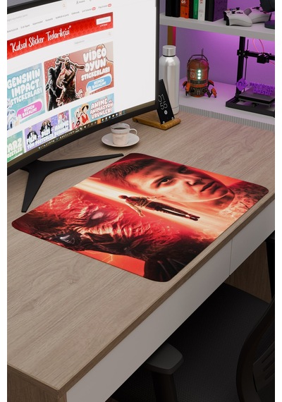 Stranger Things 2 V3 48x40 Xl Gaming Kauçuk Kaymaz Taban Mouse Pad Fare Altlığı