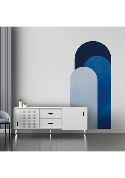 Tr Renkli Bohem Duvar Etiketi, Boho Duvar Sticker Code-11, 90x190 Genel