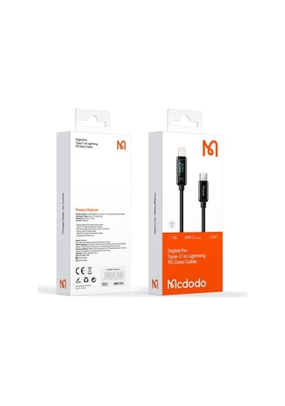 Mcdodo 20w Dijital Göstergeli Type-c To Lightning Kablo CA-8810