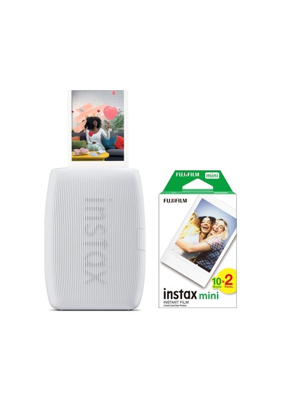 Fujifilm Instax Mini Link 3 Beyaz Akıllı Telefon Yazıcısı Ve 20'li Mini Film
