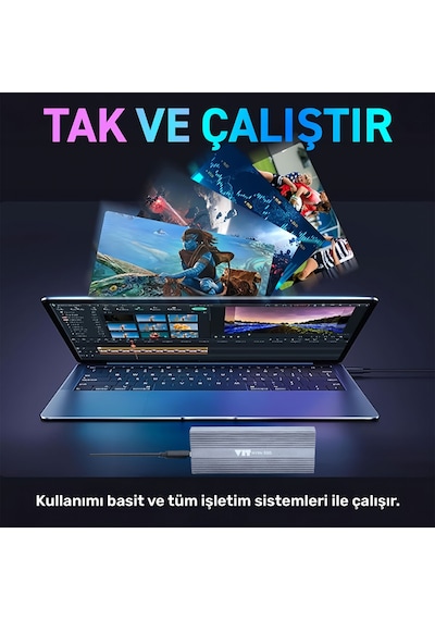Vıt 512gb Taşınabilir Disk Usb 3.1 Gen 2 Metal Kasa V512gb