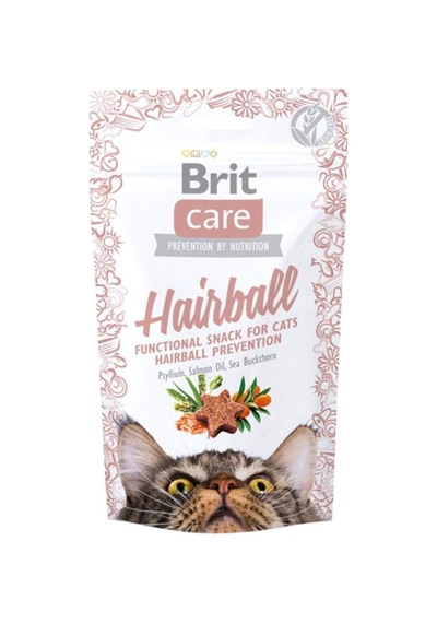 Care Functioanl Snack, Tüy Yumağı Engellemek İçin, Tahılsız, Fonksiyonel Kedi Ödülü, 50 G