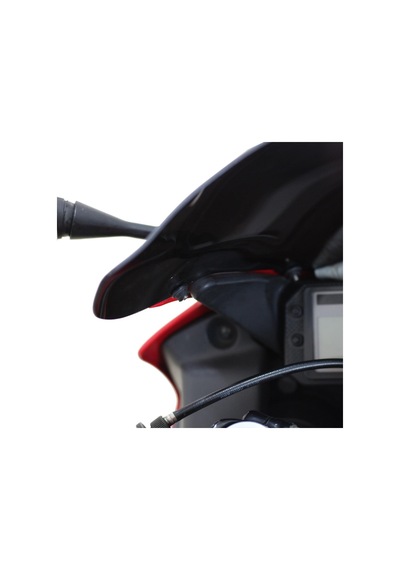 GP Kompozit Honda CBR600F 2005-2008 Uyumlu Ön Cam Siyah 39 cm