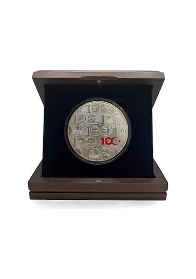 Türkiye Yüzyılı 2023 150 Gram Gümüş Sikke Coin 999.0