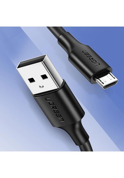 2.0 A Usb-a & Micro Usb Data Ve Şarj Kablosu, 50 Santimetre, Siyah, Acbugn60135 Standart