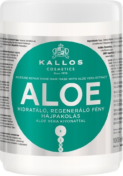 Kallos Cosmetics Aloe Vera Özlü Saç Maskesi 1 L