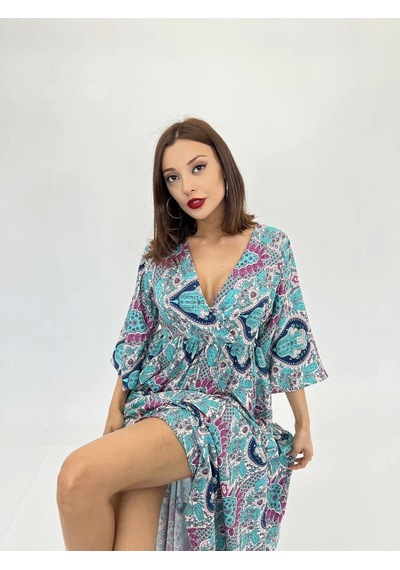 Defymoda 7035 Elbise-mint Mi Nt Mint