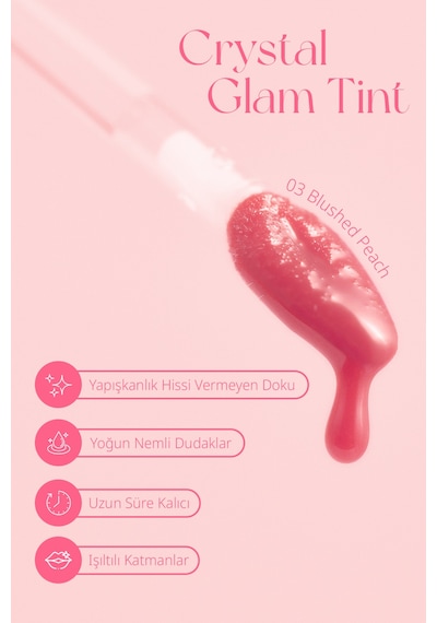 Clio Crystal Glam Tint 03 Blushed Peach 03