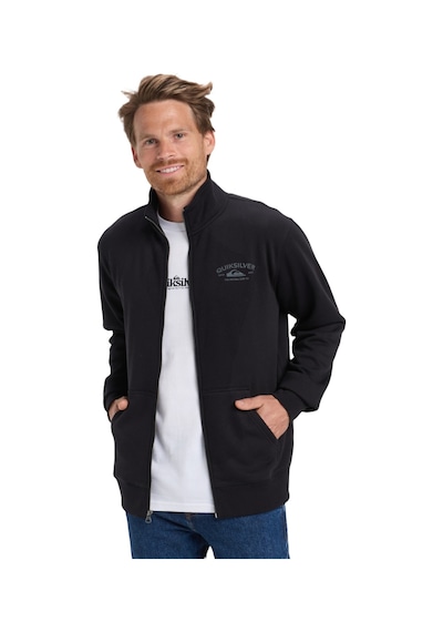 Quıksılver Quiksilver Zip Fleece No Hood Erkek Siyah Sweatshirt 11793 SiYAH