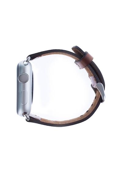 Bouletta Apple Uyumlu  Watch Deri Kordon 42-44-45 MM Efektli Kahve