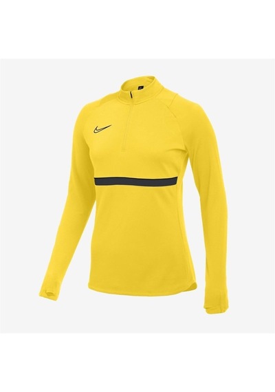 Nike W Nk Df Acd21 Dril Top Kadın Antrenman Eşofman Üstü Sarı